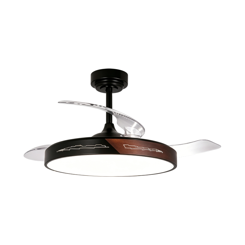 Lampu Kipas Ditarik Butir Kayu Pedesaan Lampu Kipas Ditarik Butir Kayu Pedesaan