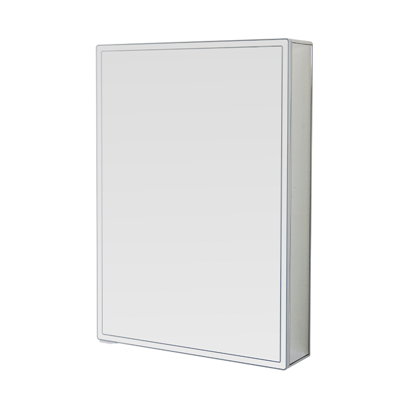 Kabinet Cermin Kamar Mandi Cerdas Satu Pintu Dengan Cermin Rias LED Backlit